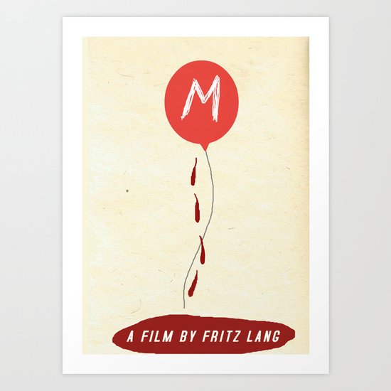 Fritz Lang's "M" Art Print