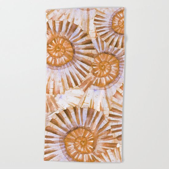 Sea Life Pattern 08 Beach Towel