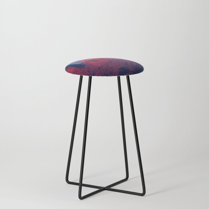 Red Counter Stool