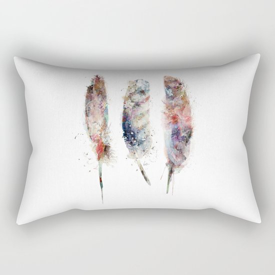 wild feathers Rectangular Pillow
