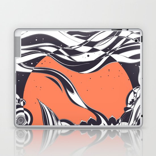 Ink sunset Laptop & iPad Skin