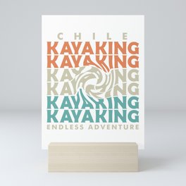 chile kayak adventure Mini Art Print