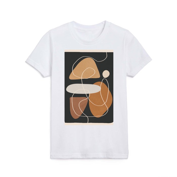 Minimal Colorful Abstract Shapes 1 Kids T Shirt