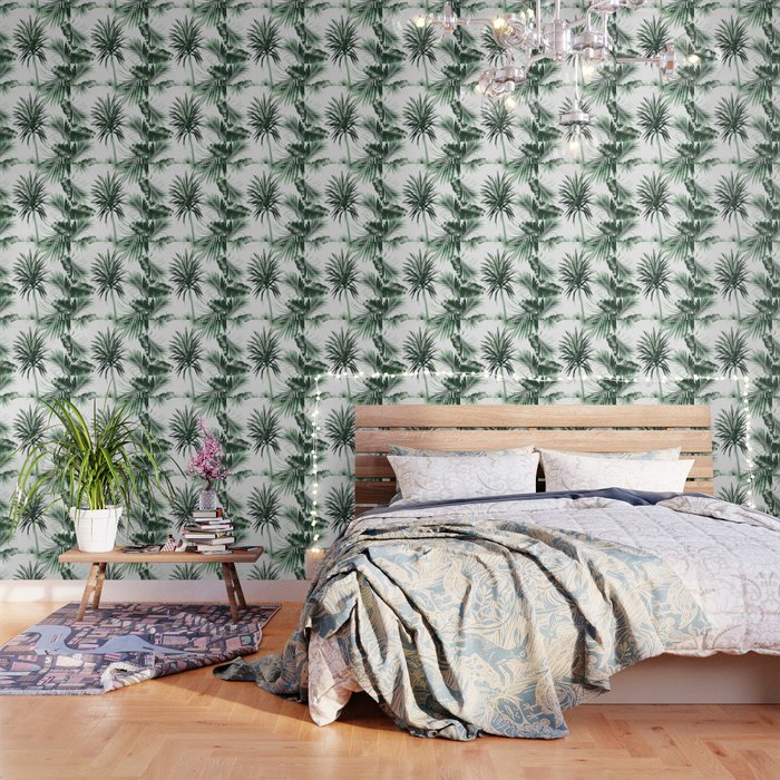 Tropical Summer Vibes Leaves Mix 2 Tropical Decor Art Society6 Wallpaper By Anitabellajantz Society6