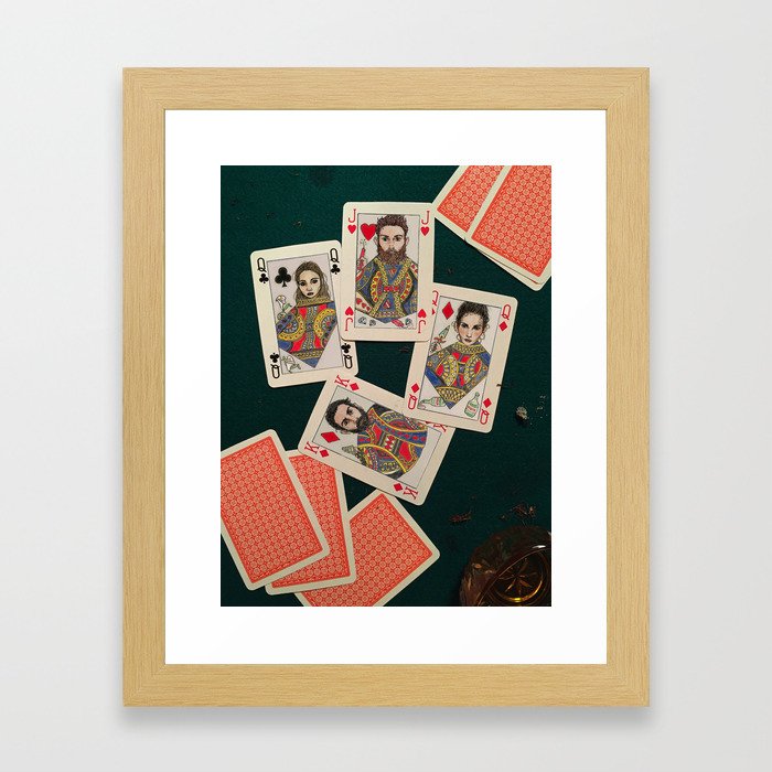 Lily, Rosemary and The Jack of Hearts - Bob Dylan Framed Art Print
