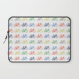 Bicycles multicoloured Laptop Sleeve