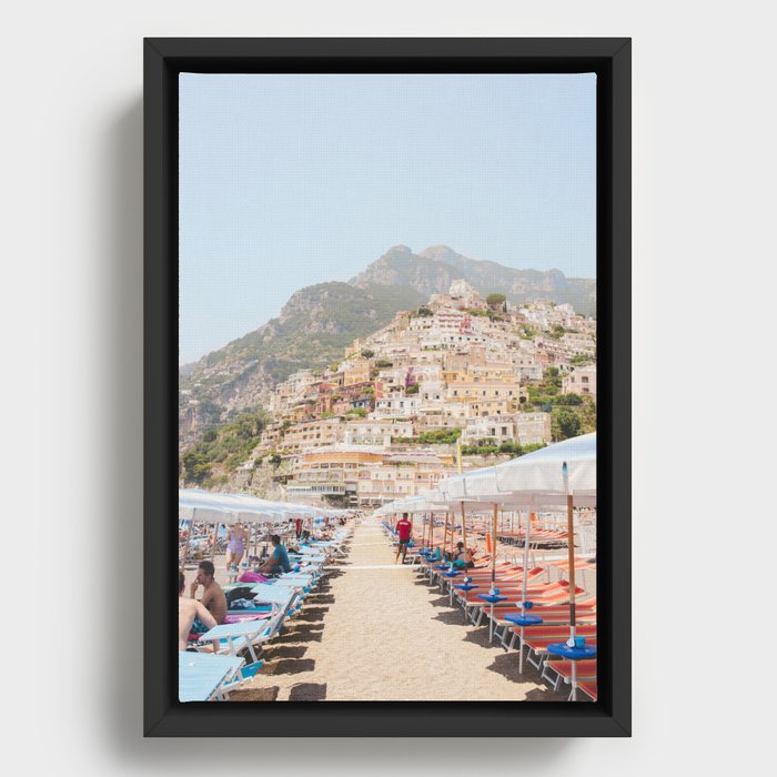 Amalfi Coast Framed Canvas