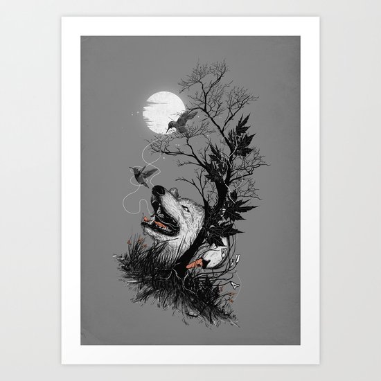 Hide Art Print
