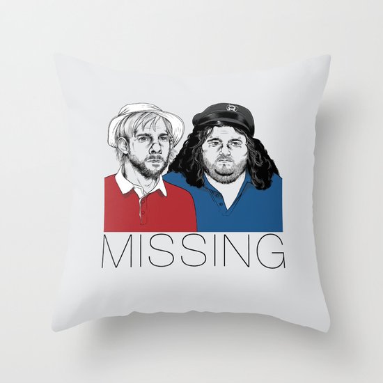 Missing Throw Pillow