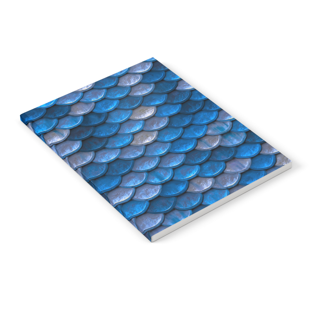 Mermaid Blues Scales Notebook by alphavariable