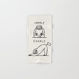 Inhale Exhale Sloth Hand & Bath Towel | Inhaleexhale, Inhaleexhalesloth, Curated, Sloth, Drawing, Yoga 
