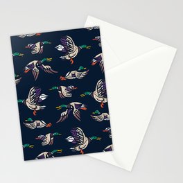 Male Mallard ducks Stationery Cards