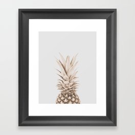 Pineapple a Day Framed Art Print