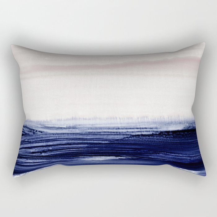 blue sea Rectangular Pillow
