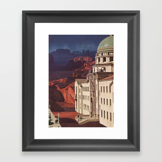 in the desert 2 Framed Art Print