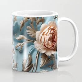 French rustic flowers AI generated Coffee Mug
