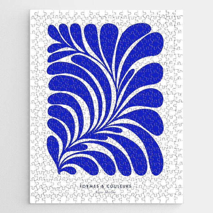 Infinity Blue Leaf - Matisse Jigsaw Puzzle