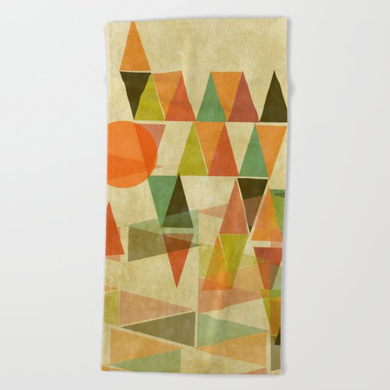 Abstract Landscape Beach Towel