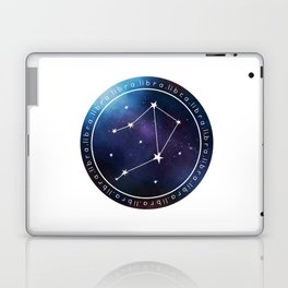 Libra Zodiac | Nebula Circle Laptop Skin