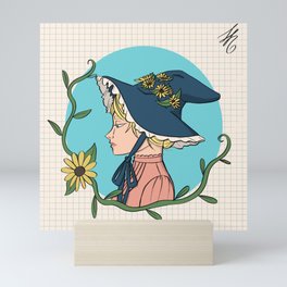 Flower Witch Mini Art Print