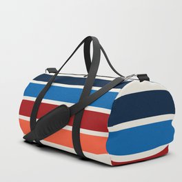 Farunda - 70s Style Retro Stripes Duffle Bag
