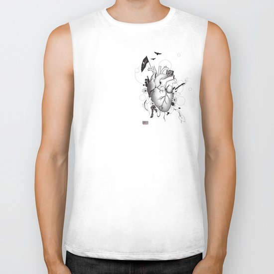 I Love Design Biker Tank