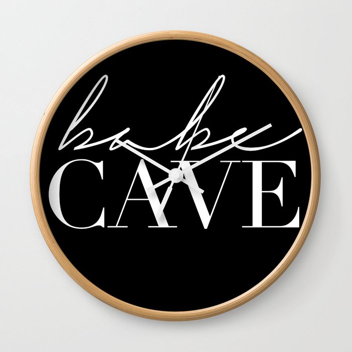 babe cave Wall Clock