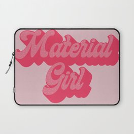 Material Girl Pink Laptop Sleeve