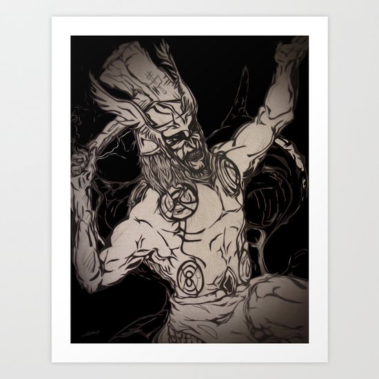 ALMIGHTY THOR Art Print