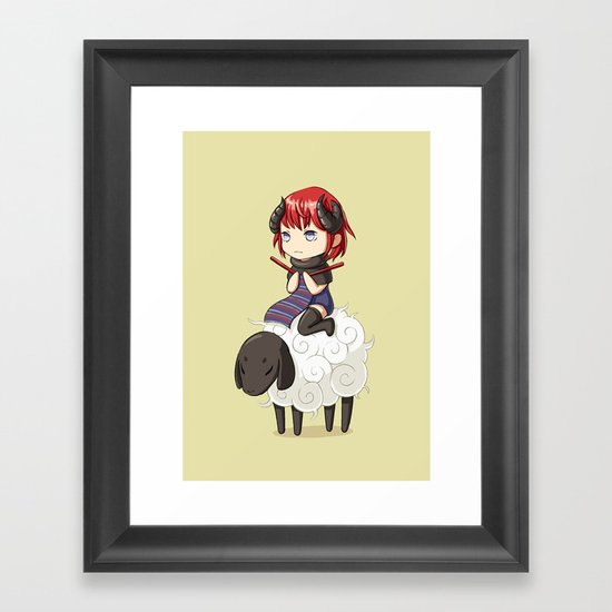 Knitting Adventure Framed Art Print