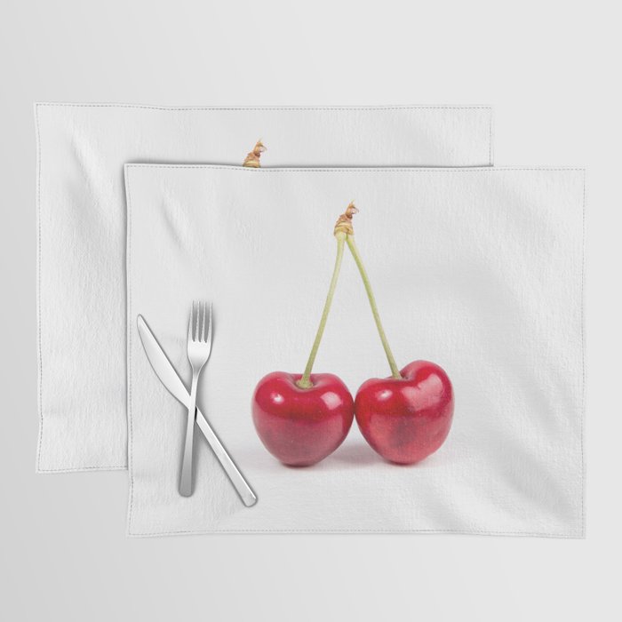 Juicy Red Cherries Placemat