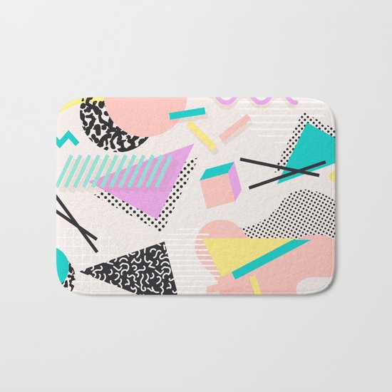Colorful Chaos Bath Mat