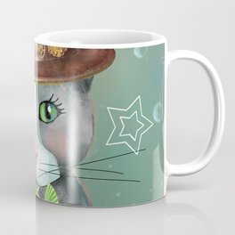Steampunk Cat Coffee Mug