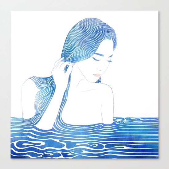 Water Nymph LXIX Canvas Print