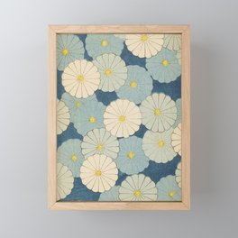 Japanese Flower Garden Framed Mini Art Print