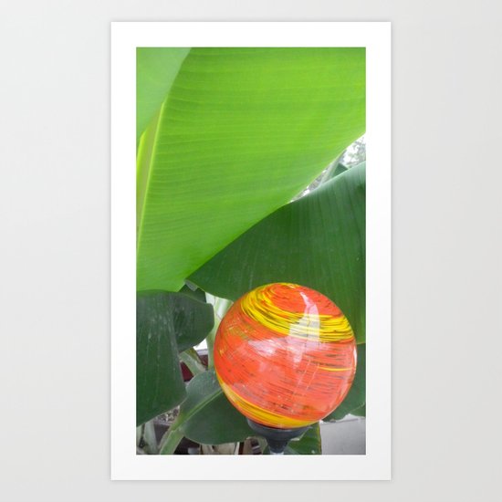 Big Orange Art Print