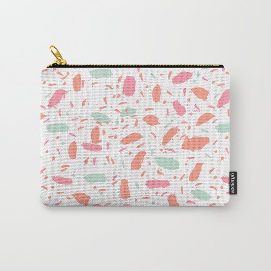 Bessie - abstract minimal modern gender neutral trendy painting dorm college office decor Carry-All Pouch