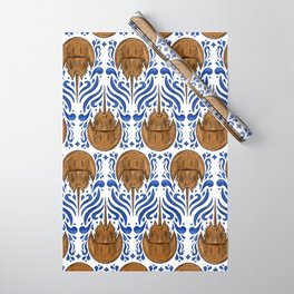 Horseshoe Crab Pattern Wrapping Paper