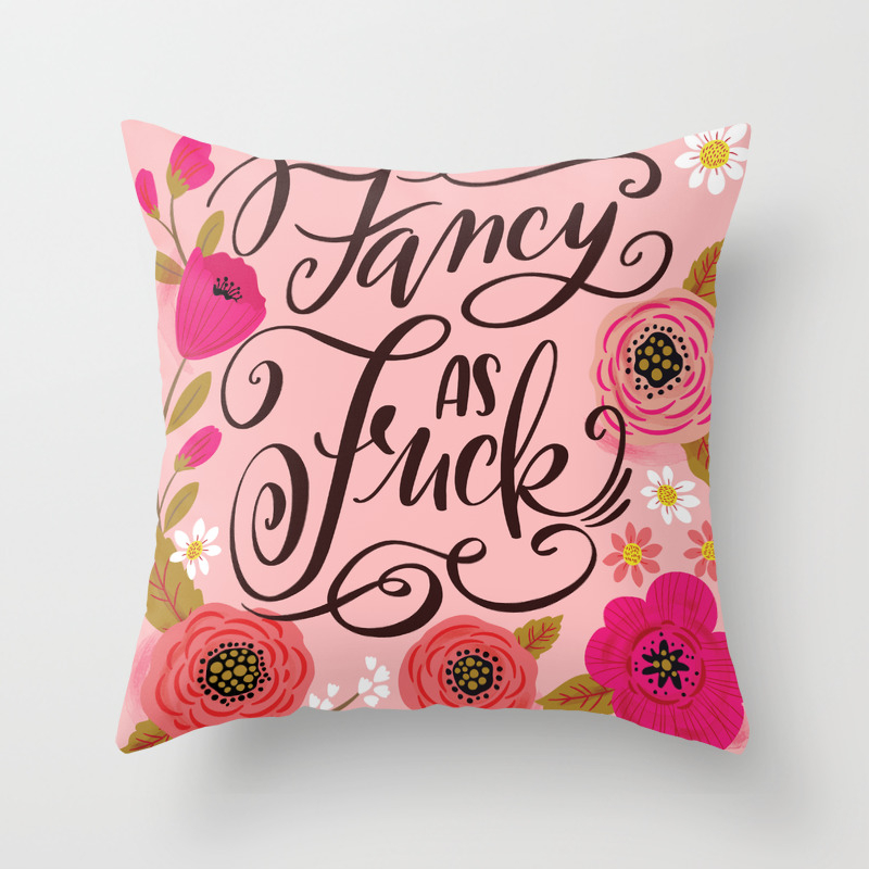 Pretty Swe Ry Fancy As Fuck Throw Pillow By Cynthiaf Society6