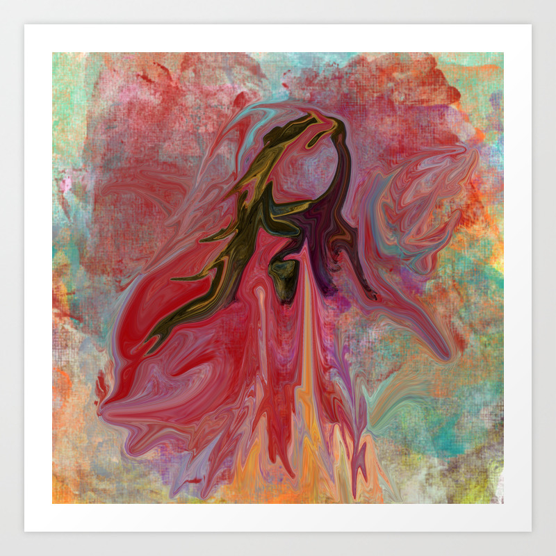 Abstract Angel Art Print By Jessielee72 Society6