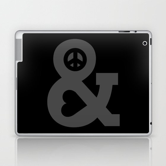 Peace and Love Laptop & iPad Skin