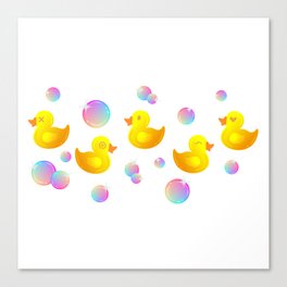 Rubber Duckies Canvas Print