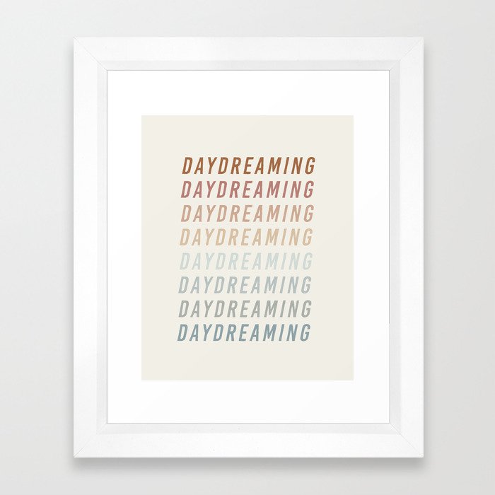 Daydreaming Framed Art Print