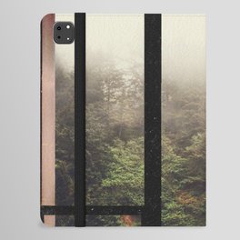 Window to the Forest and Fog-PNW iPad Folio Case