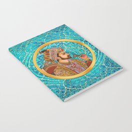 INDIAN MUGHAL EMPEROR - TURQUOISE Notebook