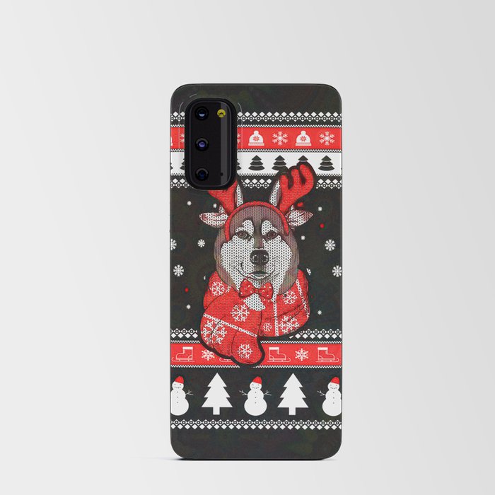 Husky.Ugly.Christmas.4872819 Android Card Case