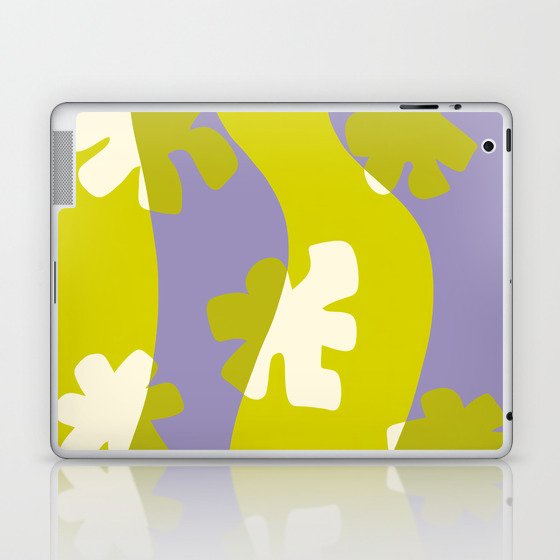 Minimal floral colorblock 6 Laptop & iPad Skin