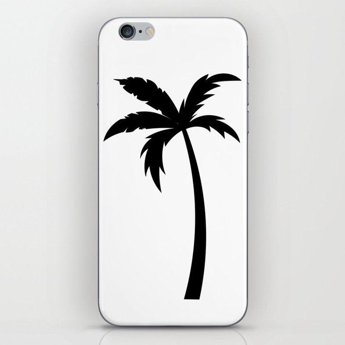 Palm Tree, Black Palm, tropical iPhone Skin