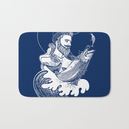 Fisherman Bath Mat
