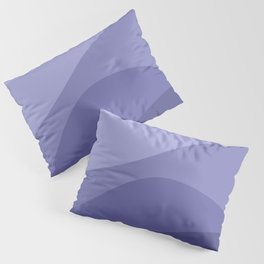 Abstract Color Waves Very Peri Pillow Sham